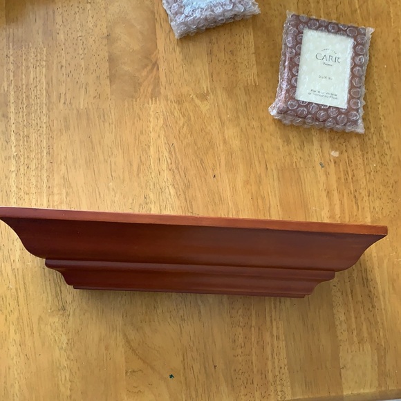 NEW CARR Walnut Ledge Floating Shelve 2 Frame Set - Picture 10 of 10